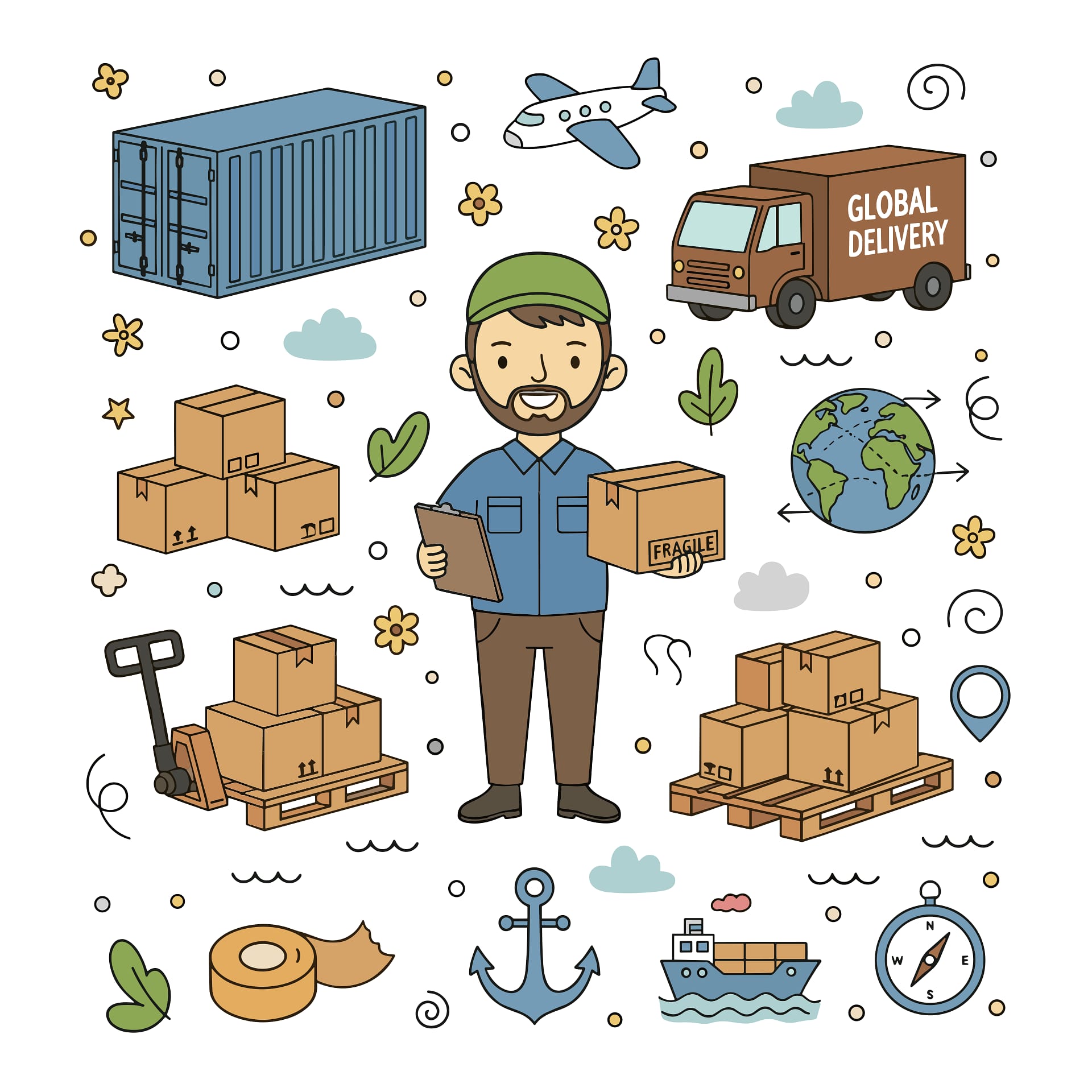 Road and rail transport logistics